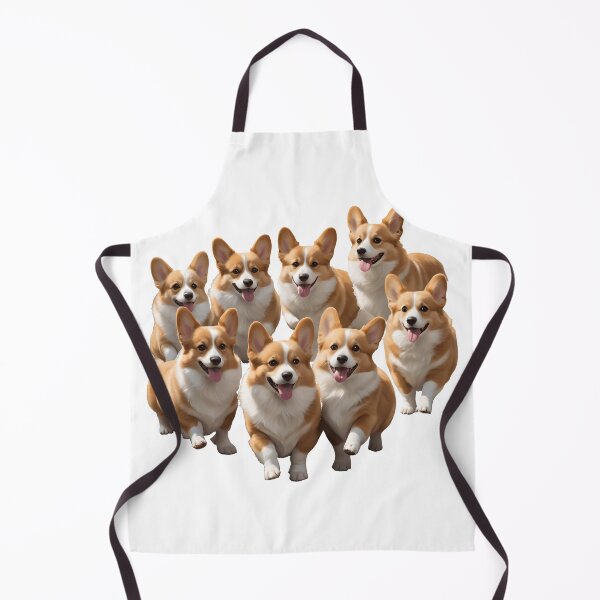 Item preview, Happy Corgis on the Run! designed and sold by zoughlal.