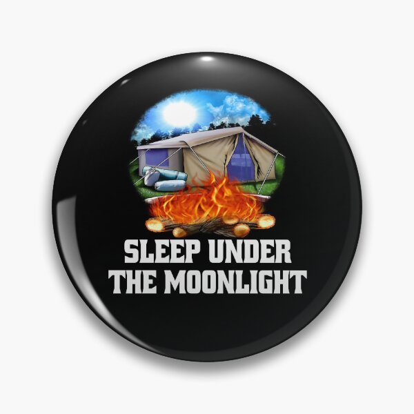 Item preview, Happy Camping Camper Art Design Sleep Under The Moonlight designed and sold by fantasticdesign.