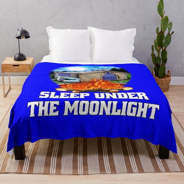 Item preview, Happy Camping Camper Art Design Sleep Under The Moonlight designed and sold by fantasticdesign.