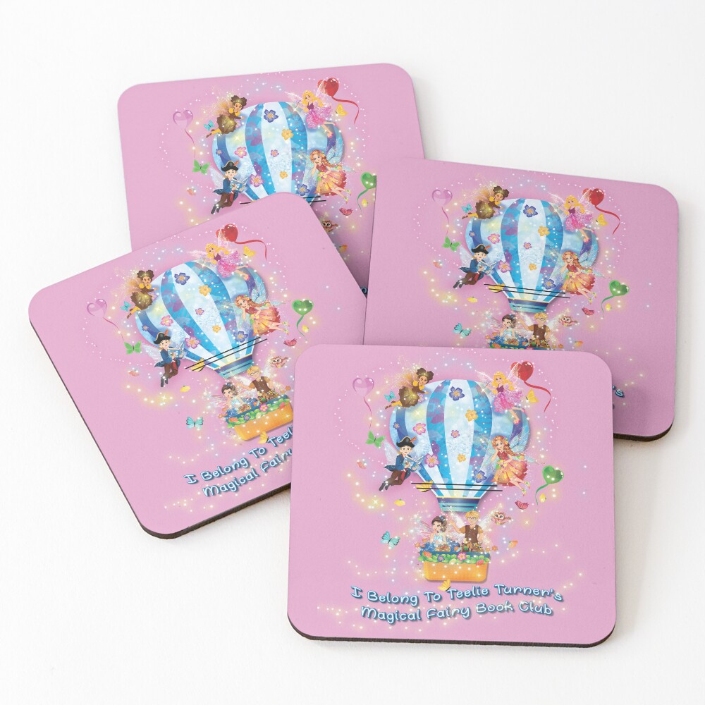 Item preview, Coasters (Set of 4) designed and sold by FairyBookClub.