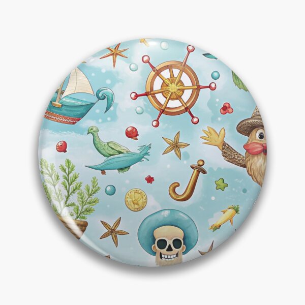 Item preview, Pirate seamless pattern designed and sold by Erik Visnievskij.