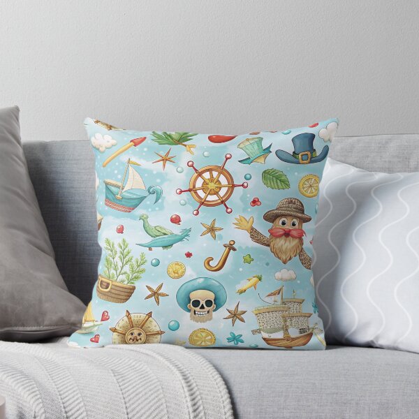 Item preview, Pirate seamless pattern designed and sold by Erik Visnievskij.
