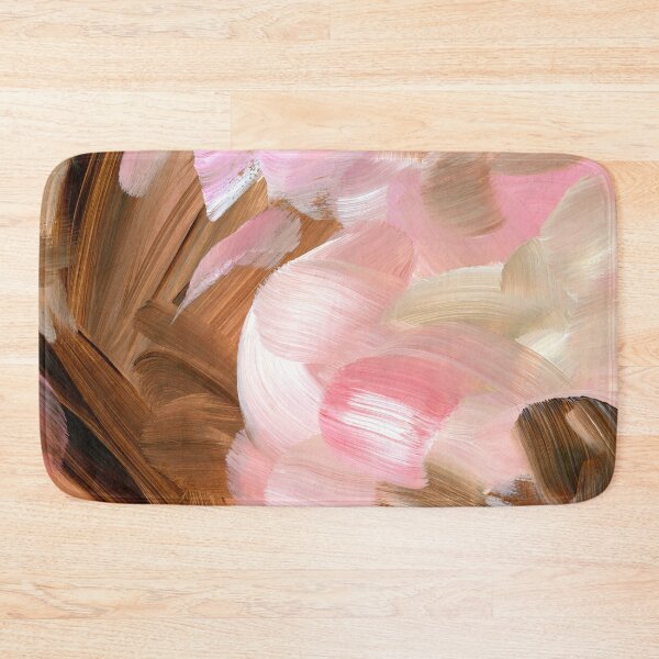 Item preview, “Araminta” Collection 10, Pink Beige And Brown Abstract Acrylic Painting designed and sold by BlessartAE.