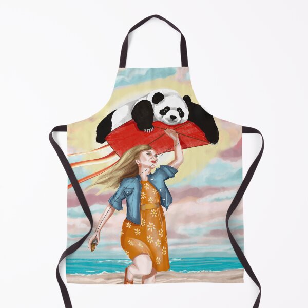 Item preview, Adorable panda watching the sky sitting on the roof designed and sold by Pandositive.