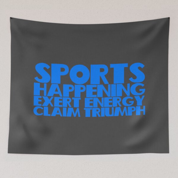 Item preview, Sports happening: Exert energy, claim triumph designed and sold by Leo-Stride.