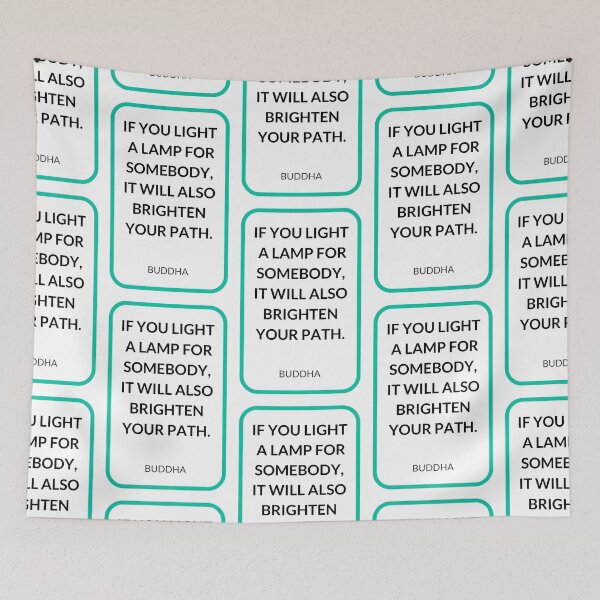 Item preview, IF YOU LIGHT  A LAMP FOR SOMEBODY,  IT WILL ALSO BRIGHTEN  YOUR PATH. designed and sold by Inspirationmotivation.