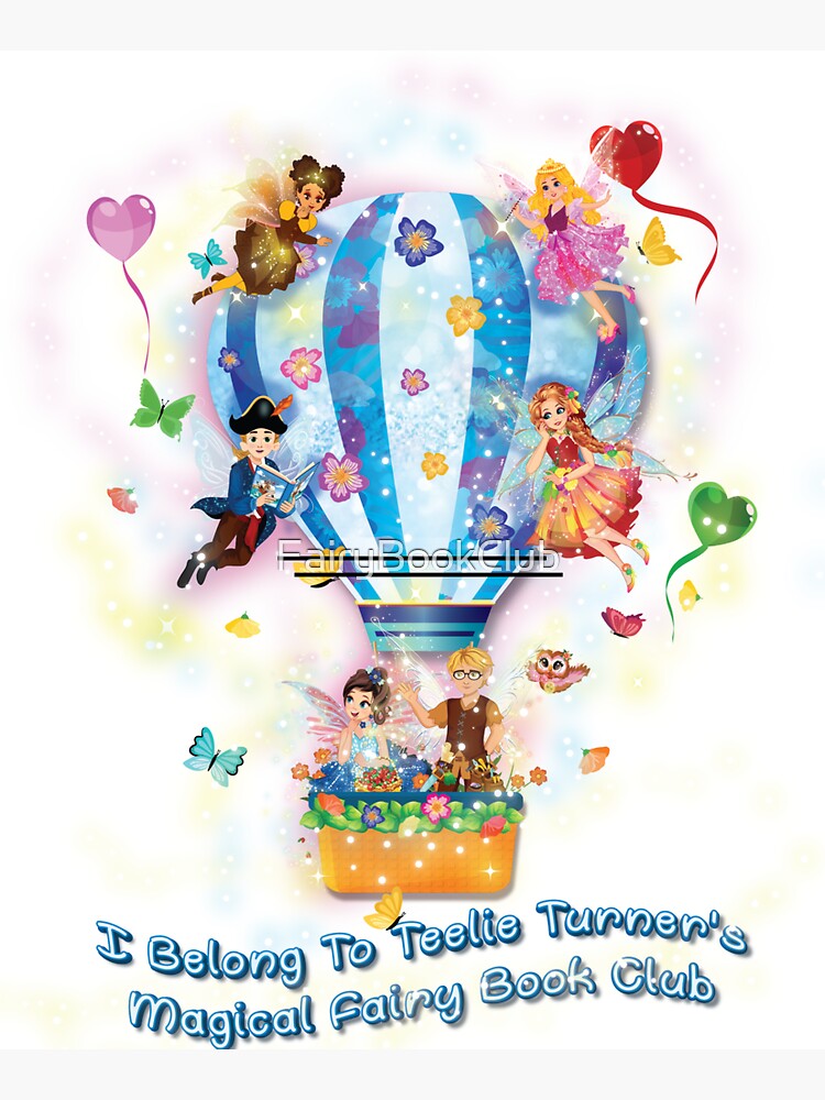Thumbnail 5 of 5, Tote Bag, Up~UP~and Away With The Magical Fairy's Balloon~Pink Surprise™ designed and sold by FairyBookClub.