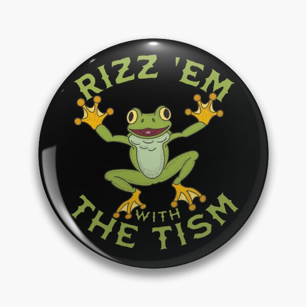 Aperçu de l'œuvre Rizz Em With The Tism - Sensibilisation à l'autisme (grenouille) créée et vendue par SeledineArt.