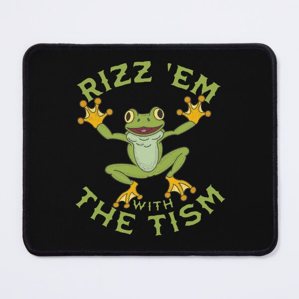 Item preview, Rizz Em With The Tism - Autism Awareness (Frog) designed and sold by SeledineArt.