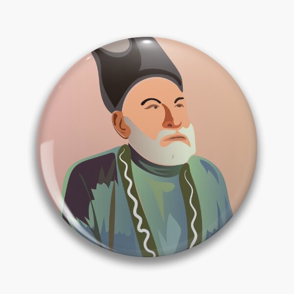 Item preview, Mirza Ghalib's portrait beckons designed and sold by ARI Designs.