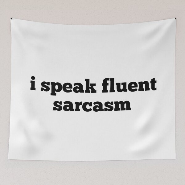 Item preview, i speak fluent sarcasm  designed and sold by shopbyii.