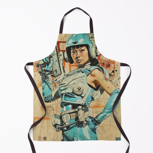Item preview, Azure Assassin designed and sold by Retro Type.