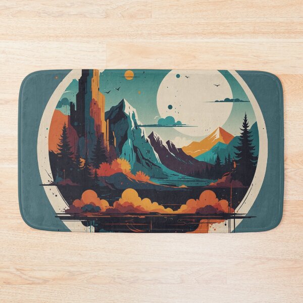 Item preview, Version 3: Space Scape - Mountains, Moons and Bubbling Geysers  designed and sold by markmm9.