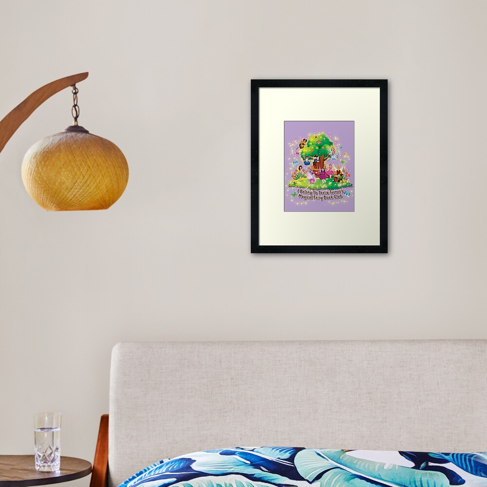 Item preview, Framed Art Print designed and sold by FairyBookClub.