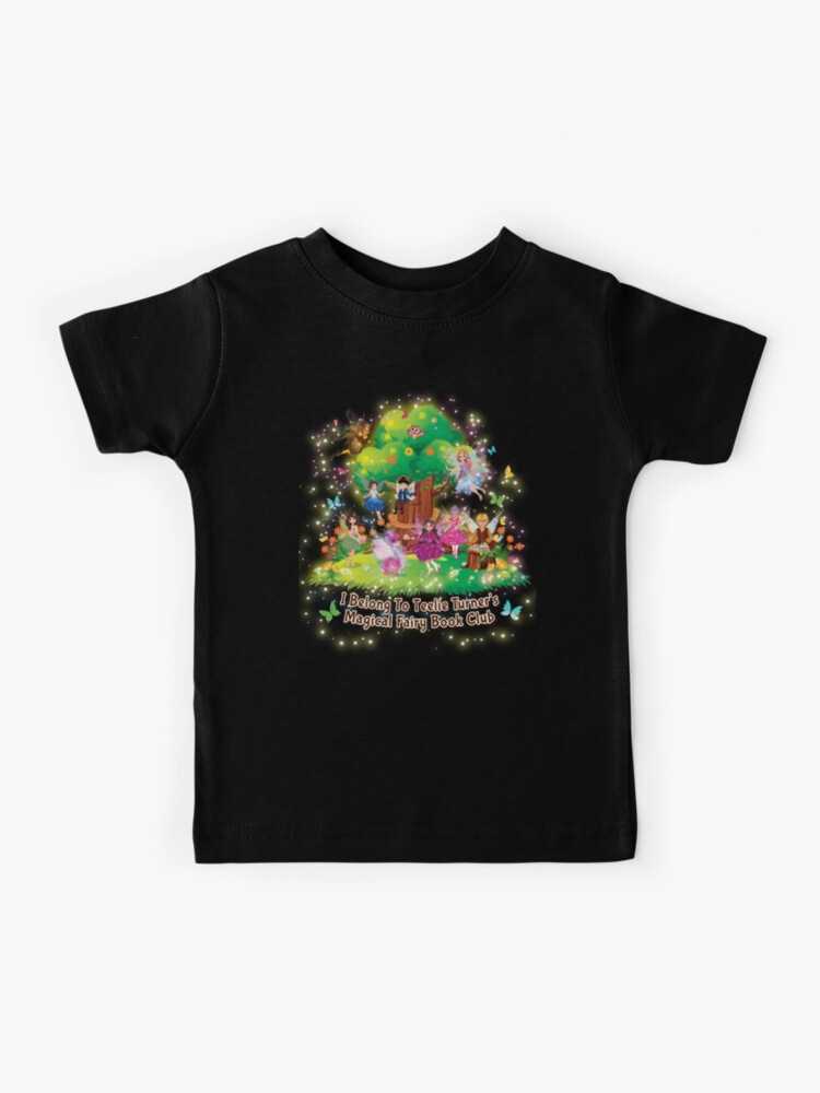 Thumbnail 1 of 2, Kids T-Shirt, Fairies At Play In The Magical Forest Tree~Lovely Lavender™ designed and sold by FairyBookClub.