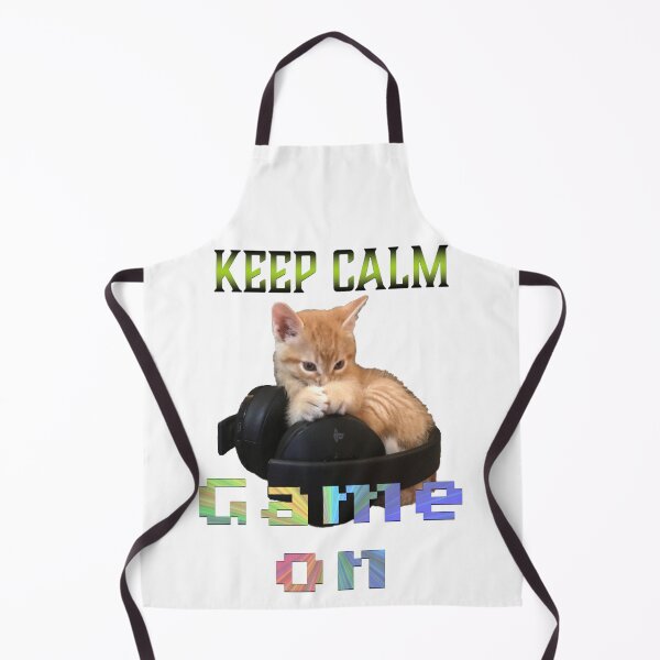 Item preview, Gamer Cat Keep Calm Game On designed and sold by aadventures.
