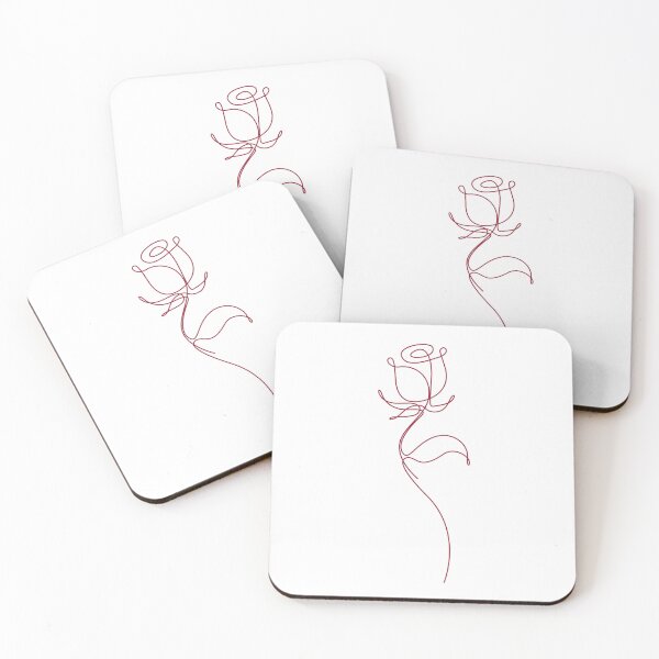 Item preview, Cute minimalistic line art rose  designed and sold by ashleygus.