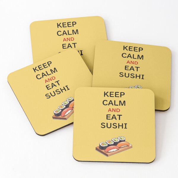 Item preview,  Keep calm and eat sushi designed and sold by sakurashorty.