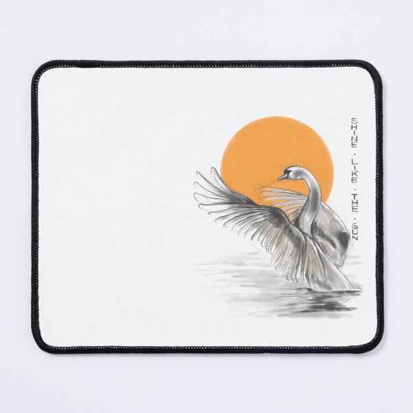 Item preview, Graceful Swan Swimming on a Lake designed and sold by Pandositive.