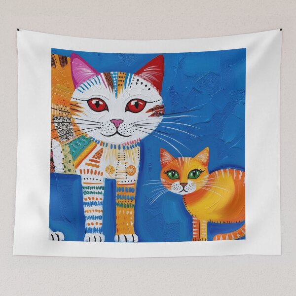 Item preview, Duo of Cats v1 designed and sold by FatGiantCat.