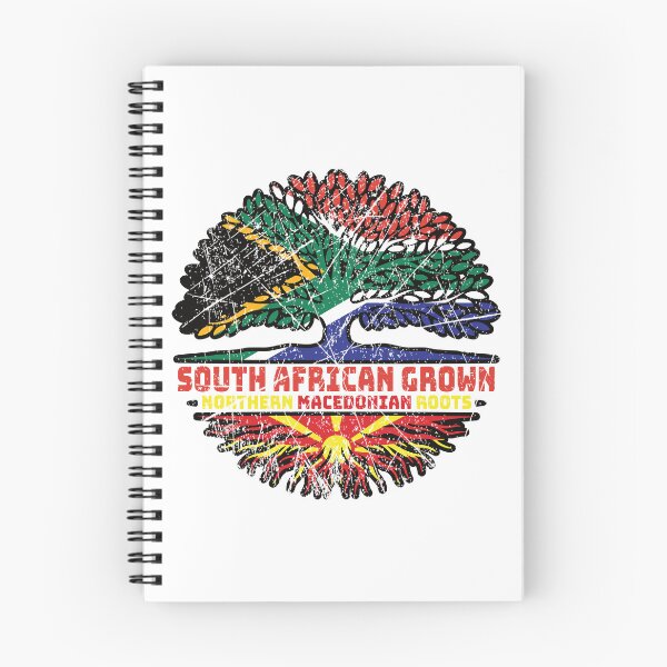 Item preview, Northern Macedonia Northern Macedonian South African South Africa Tree Roots Flag designed and sold by FlagX.