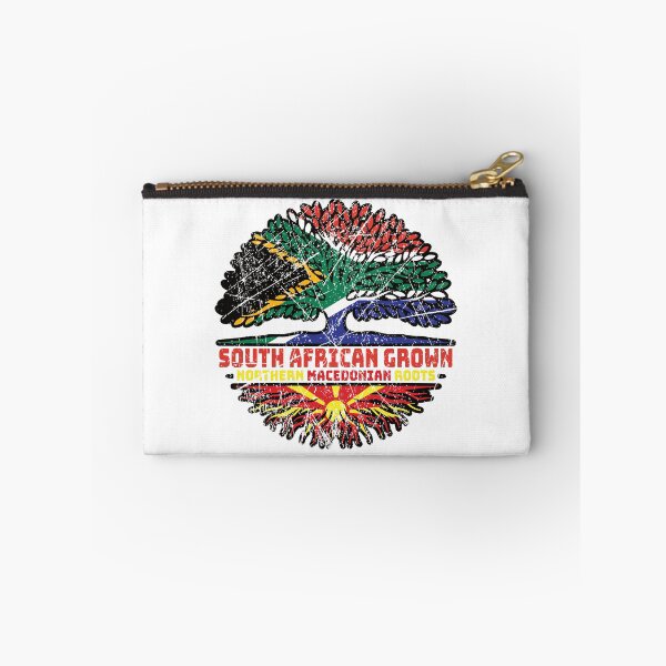 Item preview, Northern Macedonia Northern Macedonian South African South Africa Tree Roots Flag designed and sold by FlagX.