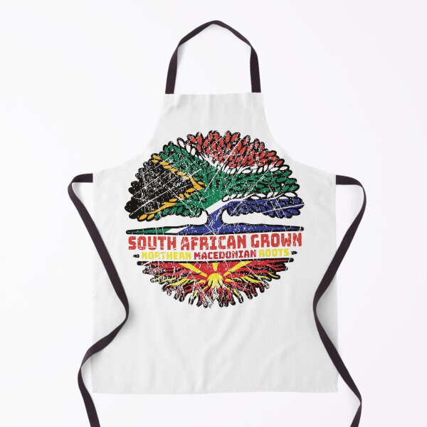 Item preview, Northern Macedonia Northern Macedonian South African South Africa Tree Roots Flag designed and sold by FlagX.