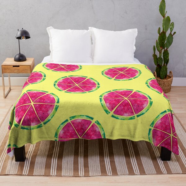 Item preview, watermelons yellow background designed and sold by Andromedastrid.