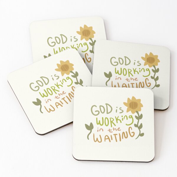 Item preview, God is Working in the Waiting designed and sold by Ashley Moen.