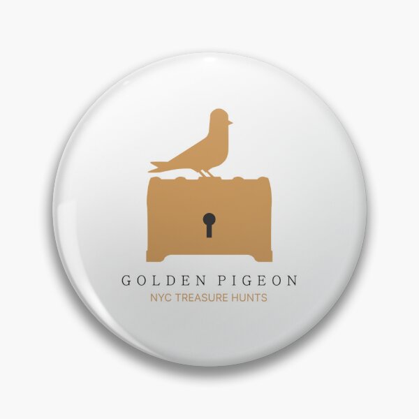 Item preview, Golden Pigeon Logo and Name designed and sold by goldenpigeonnyc.