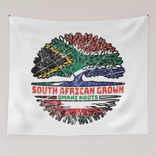Item preview, Oman Omani South African South Africa Tree Roots Flag designed and sold by FlagX.