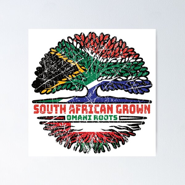 Item preview, Oman Omani South African South Africa Tree Roots Flag designed and sold by FlagX.