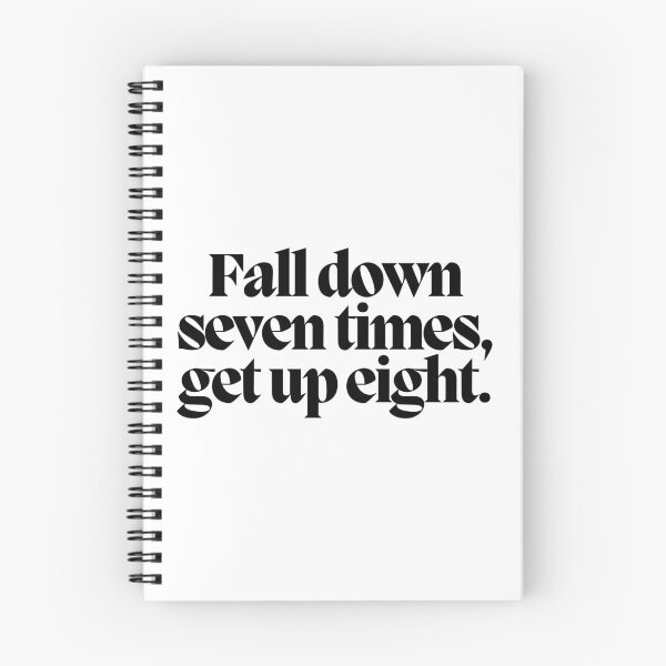 Item preview, Fall down seven times, get up eight.  designed and sold by CharmStudio.