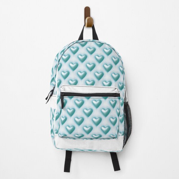 Item preview, Blue and silver Shiny 3D  hearts pattern designed and sold by My-fake-places.