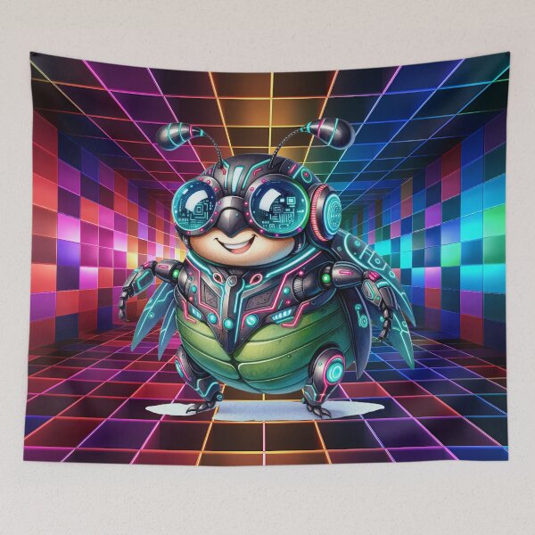 Item preview, Cyberpunk Ladybug designed and sold by Sillytoe.