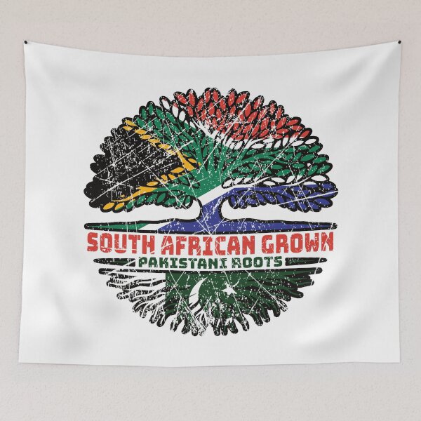 Item preview, Pakistan Pakistani South African South Africa Tree Roots Flag designed and sold by FlagX.