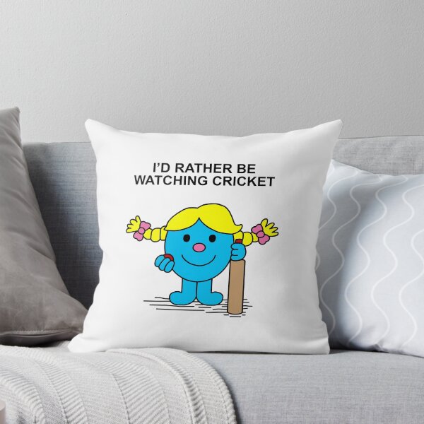 Item preview, Little Miss Id rather be watching cricket designed and sold by Scat the cat.