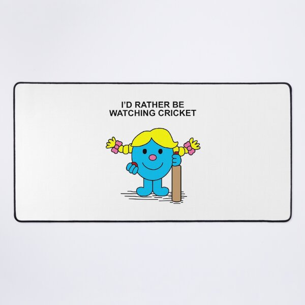 Item preview, Little Miss Id rather be watching cricket designed and sold by Scat the cat.