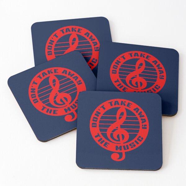 Item preview, DON'T TAKE AWAY THE MUSIC. V2. RED. POCKET PRINT. designed and sold by 5hertz.