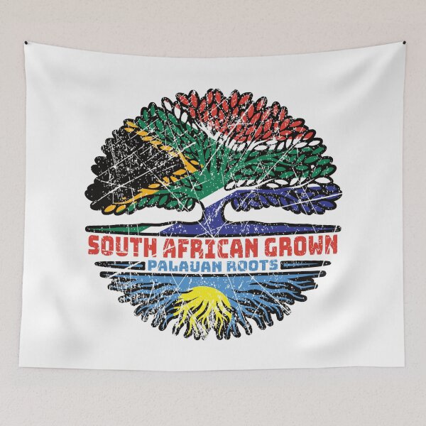 Item preview, Palau Palauan South African South Africa Tree Roots Flag designed and sold by FlagX.