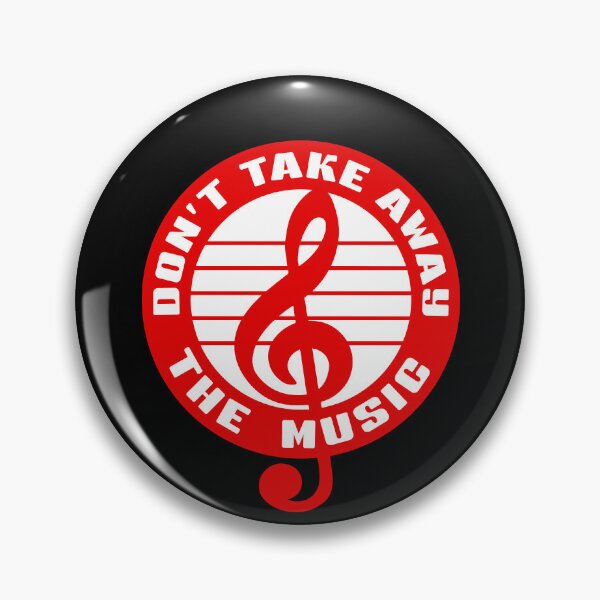 Item preview, DON'T TAKE AWAY THE MUSIC. V2. RED/WHITE. designed and sold by 5hertz.