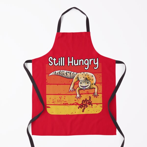 Item preview, Still Hungry Leopard Geco and Bugs Funny Design designed and sold by BeataY6Art.