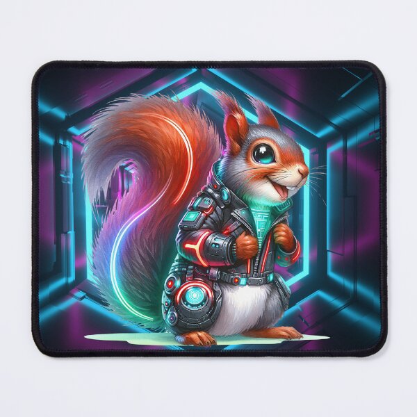 Item preview, Cyber Squirrel Commander designed and sold by Sillytoe.