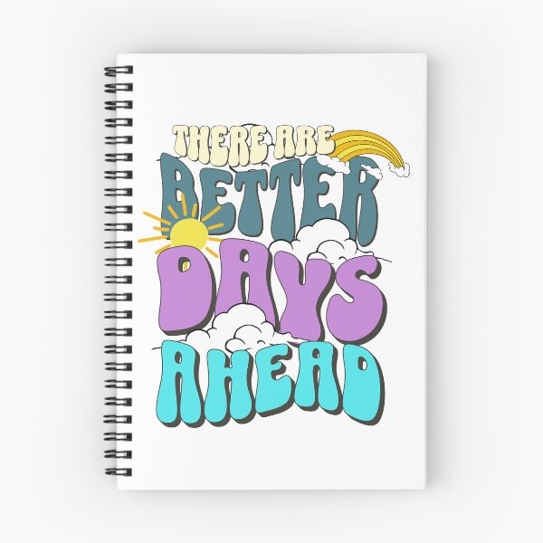 Item preview, There Are Better Days Ahead Groovy Typography designed and sold by GlobalGraphics.