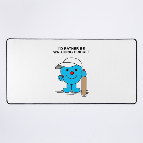 Item preview, Mr Men Id rather be watching cricket designed and sold by Scat the cat.