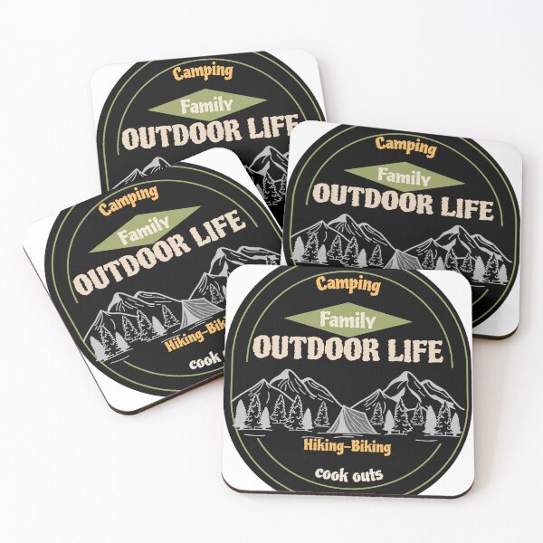 Item preview, Family Outdoor Life Camping Hiking Biking Cook outs t shirt designed and sold by BCraftTee.