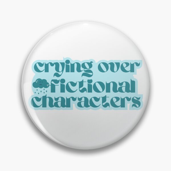 Item preview, Crying over fictional characters blue designed and sold by Gwendesigns.