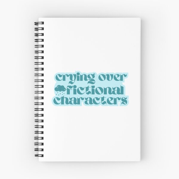 Item preview, Crying over fictional characters blue designed and sold by Gwendesigns.