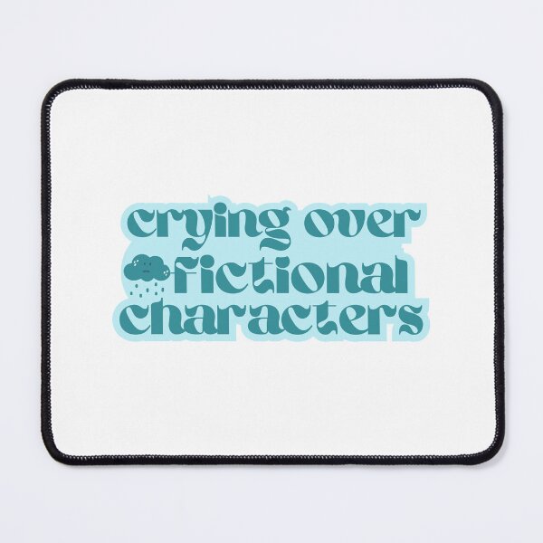 Item preview, Crying over fictional characters blue designed and sold by Gwendesigns.