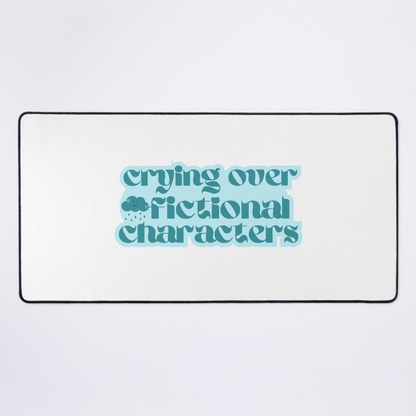 Item preview, Crying over fictional characters blue designed and sold by Gwendesigns.